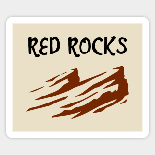 Red Rocks Amphitheater Colorado Sticker